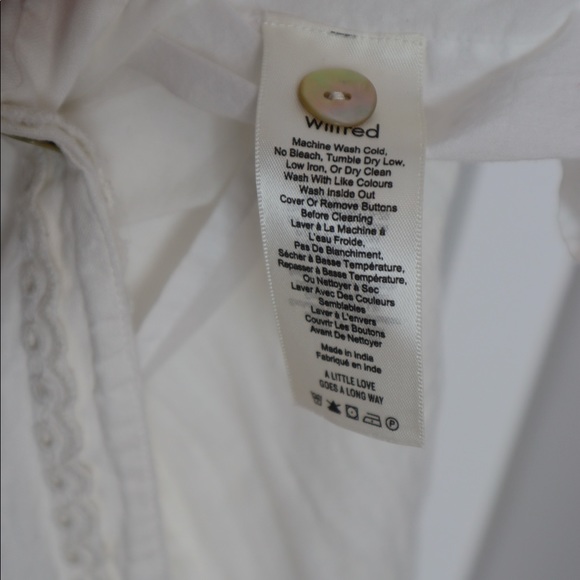 Aritzia White Boho Midi Linen Dress - Picture 8 of 8